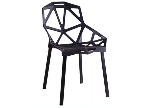 เก้าอี้โมเดิร์น PP รุ่น M-13010 สีดำ                                    